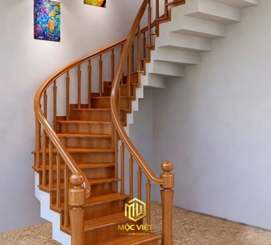 CẦU THANG GỖ 007